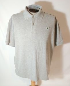 Mens Lacoste Gray Polo Shirt